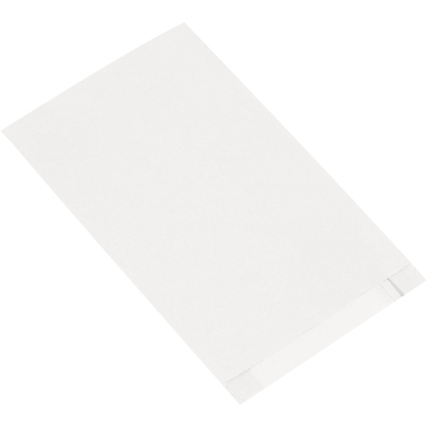 Partners Brand Gusseted Merchandise Bags, 10 x 2 x 15", White, PK 1000 BGM110W